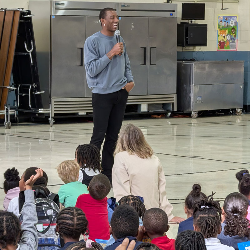 Malcolm Mitchell author visit